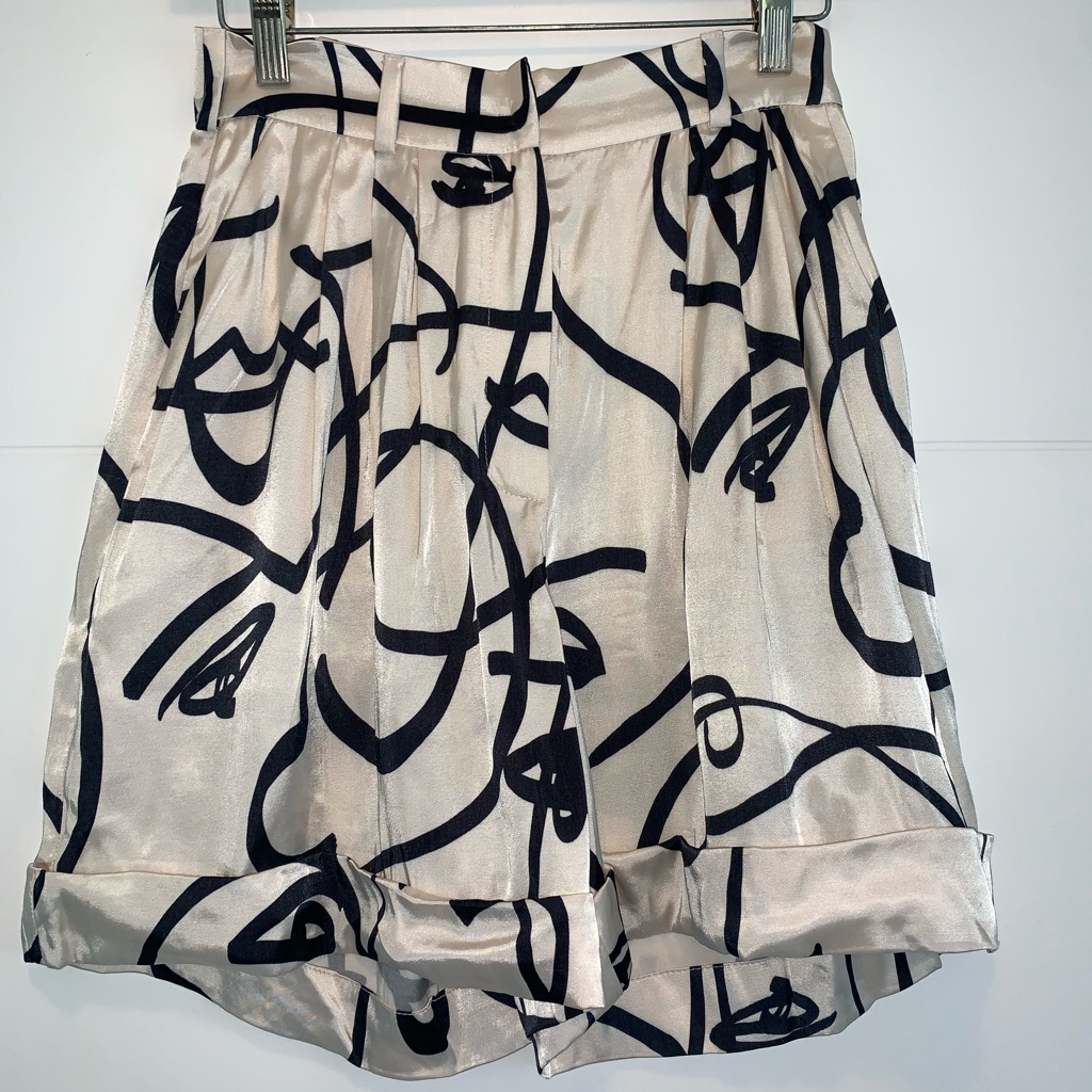 Netta. Face Silk Shorts Xs/ Small